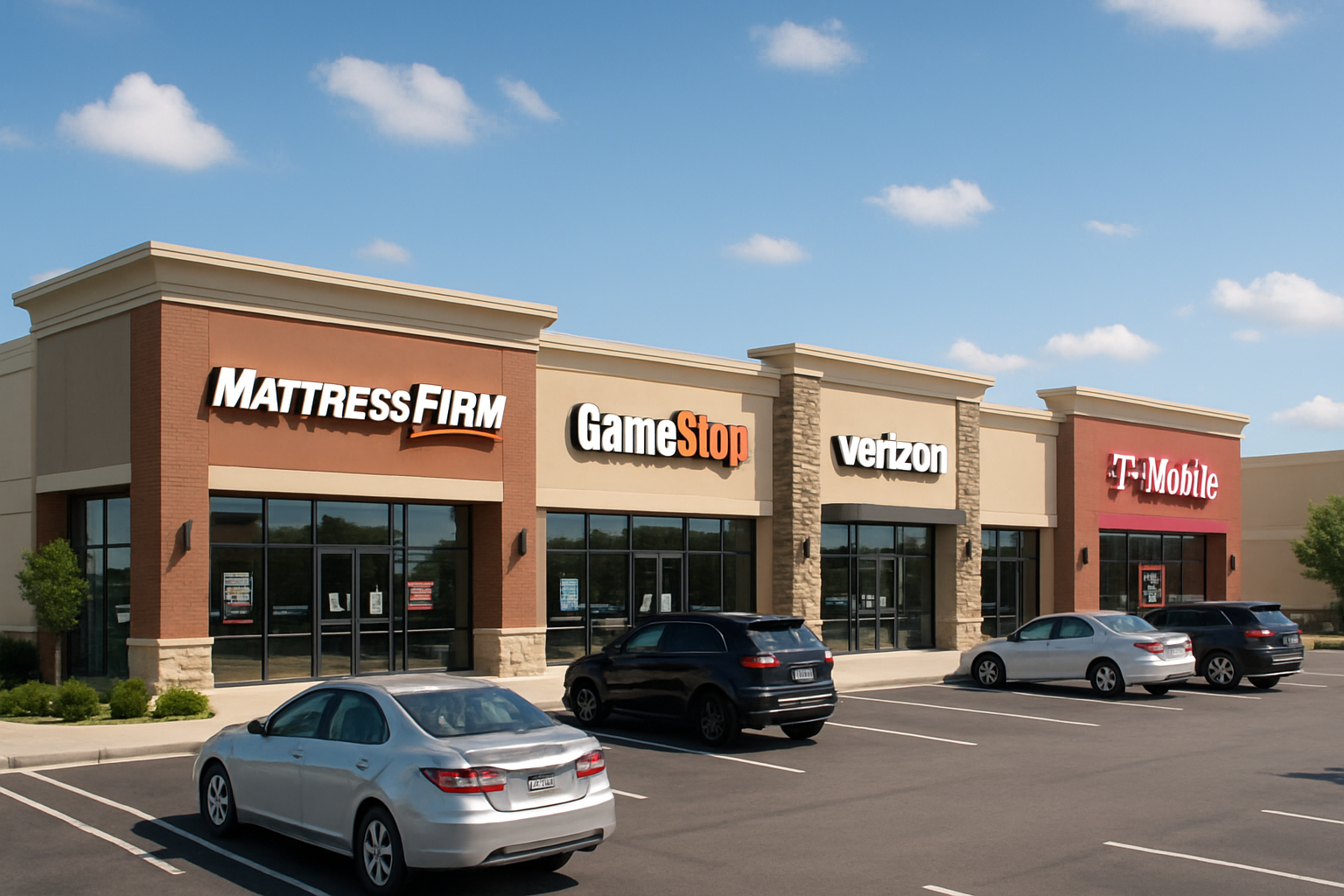 Retail shopping center